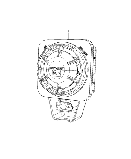 2021 Jeep Cherokee Siren, Alarm System Diagram