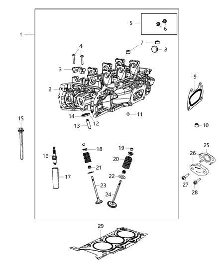 2016 Jeep Grand Cherokee Bolt-HEXAGON FLANGE Head Diagram for 6511814AA