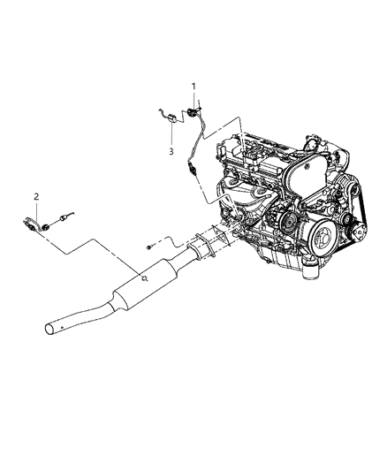 2013 Jeep Compass Oxygen Sensors Diagram