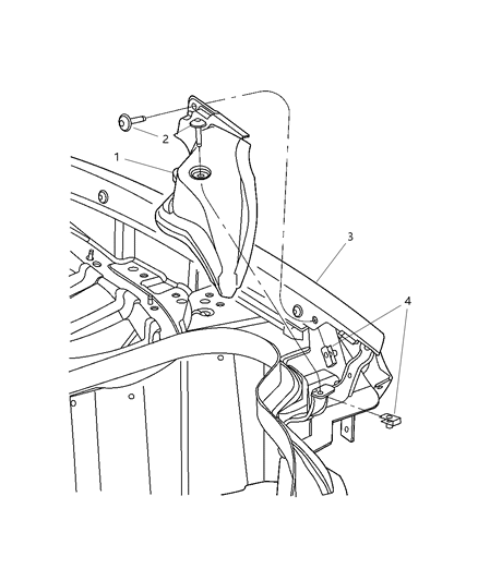 2004 Dodge Viper Panel - Tail Lamp Diagram