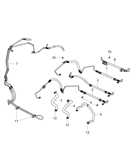 2014 Dodge Avenger Hose-Pump Supply Diagram for 5272658AC