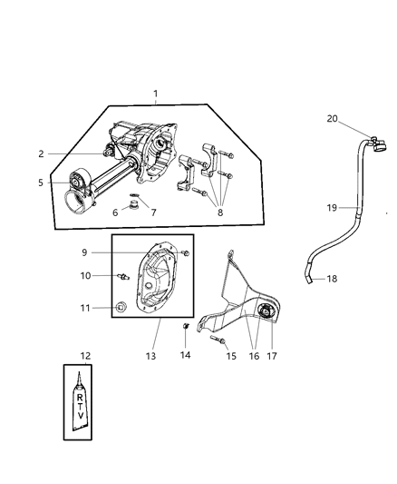 2008 Dodge Nitro Housing And Vent Diagram