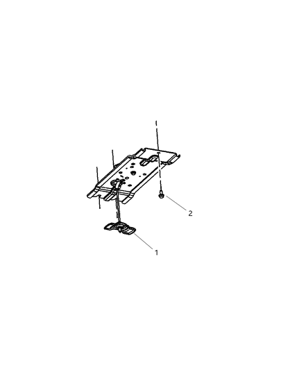 2006 Jeep Grand Cherokee WINCH-Spare Tire Carrier Diagram for 52089369AF