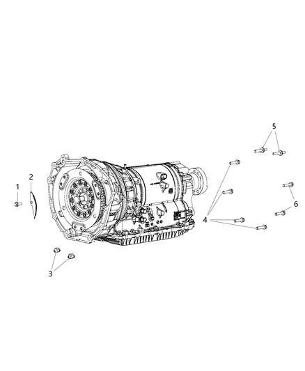 2021 Jeep Wrangler Mounting Hardware Diagram 2