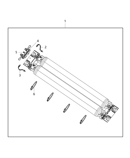 2013 Ram 1500 Strap-Retaining Diagram for 68204970AA