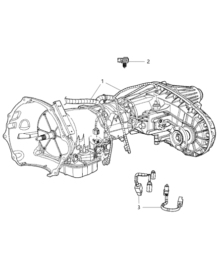 2012 Ram 5500 Wiring-Transmission Diagram for 68089163AB