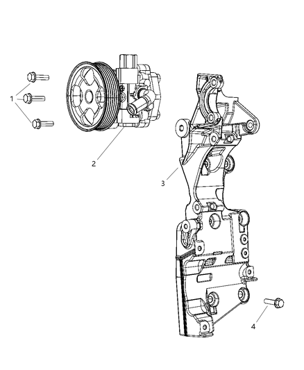 2009 Chrysler Sebring Power Steering Pump Diagram 1
