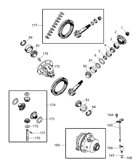 2010 Jeep Grand Cherokee Differential Assembly Diagram