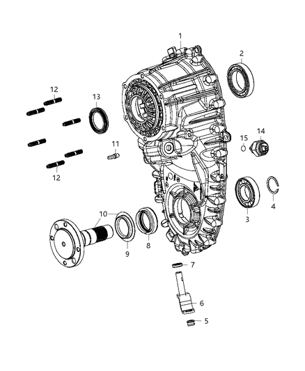 2012 Ram 3500 Front Case Half Diagram 2