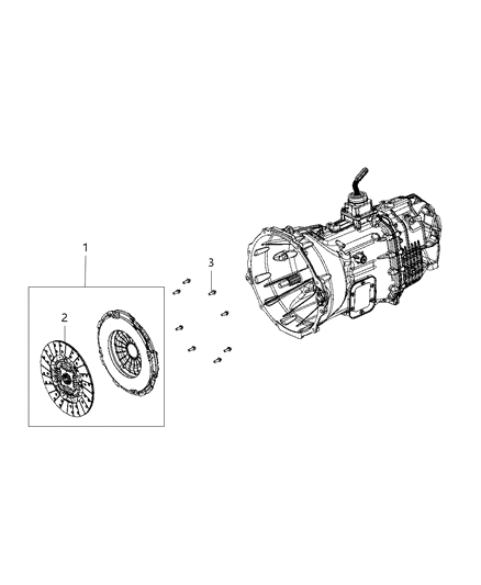 2015 Ram 5500 Clutch Assembly Diagram