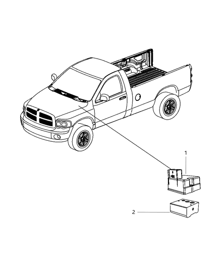 2012 Ram 3500 Modules Brakes, Suspension And Steering Diagram