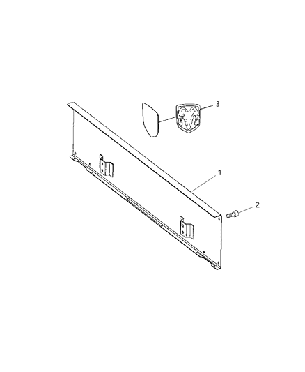 2007 Dodge Sprinter 3500 REINFMNT-Rear Bumper Diagram for 68007516AA