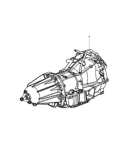 2007 Dodge Durango Transmission Assembly Diagram 1