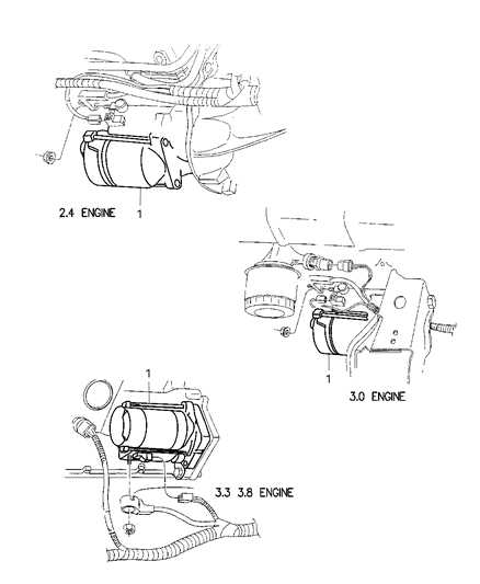 1999 Dodge Grand Caravan Starter Diagram