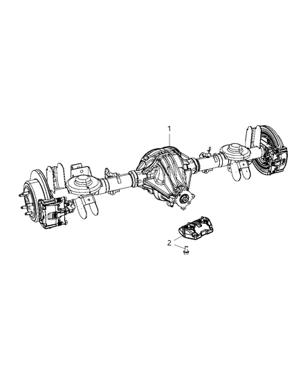 2008 Jeep Liberty Rear Axle Assembly Diagram