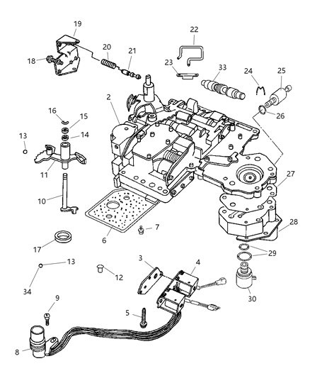 2006 Dodge Ram 3500 Valve Body Diagram 1