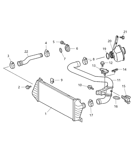 2006 Dodge Sprinter 2500 Clamp-Mounting Diagram for 5125874AA