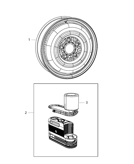 2010 Dodge Journey Spare Wheel Diagram