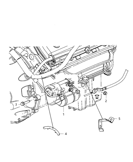 2013 Chrysler 300 Starter & Related Parts Diagram 2