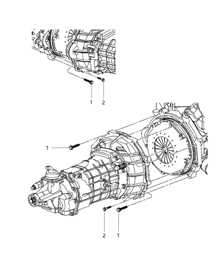 2009 Dodge Viper Mounting Bolts Diagram