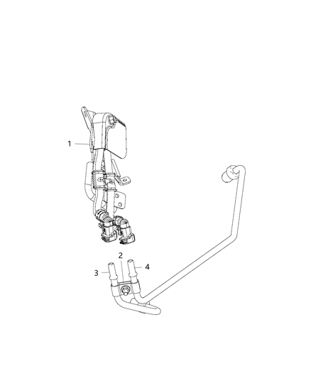 2017 Jeep Grand Cherokee Differential Exhaust Pressure System Diagram