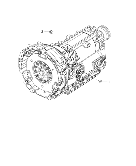 2017 Dodge Challenger Parking Sprag & Related Parts Diagram 1