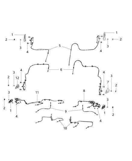 2011 Dodge Journey Second Row - Rear Seats Diagram 3