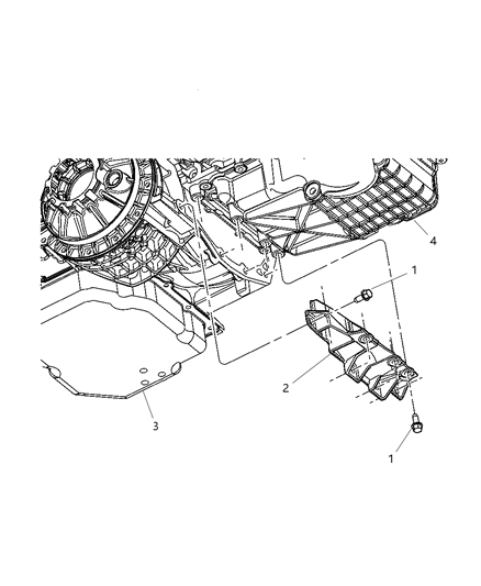 2004 Chrysler 300M Structural Collar Diagram