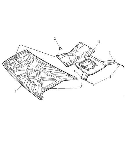 2005 Dodge Viper Hood Silencer Diagram