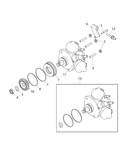 2019 Ram 3500 Fuel Injection Pump Diagram