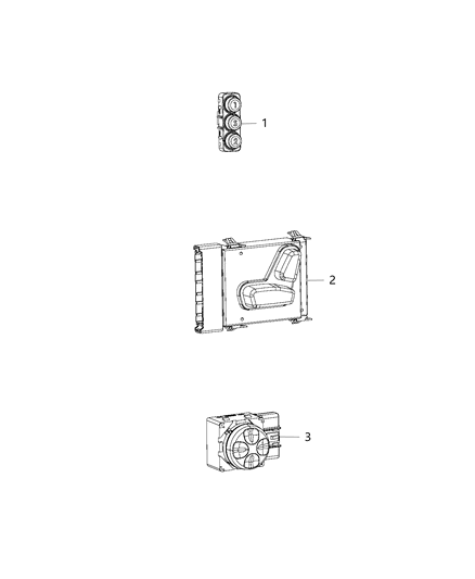 2015 Jeep Cherokee Switches - Seats Diagram