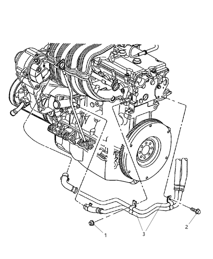 2003 Jeep Wrangler Heater Hoses Diagram 1