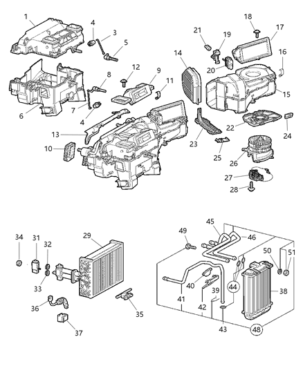 2004 Chrysler Crossfire Sensor-Temperature Diagram for 5098075AA