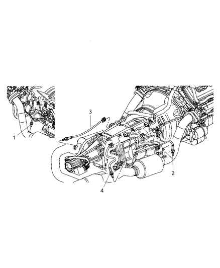 2009 Chrysler Aspen Oxygen Sensors Diagram 2