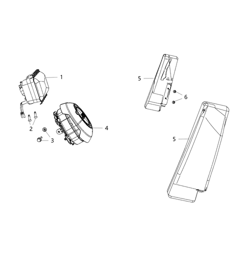 2021 Jeep Wrangler Air Bag-Passenger Diagram for 68498420AA