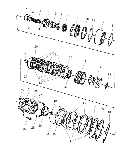 1998 Jeep Grand Cherokee Clutch Diagram