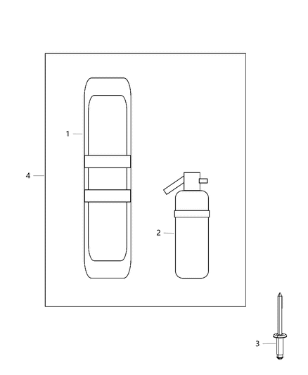 2016 Ram 3500 Emergency Kit Diagram