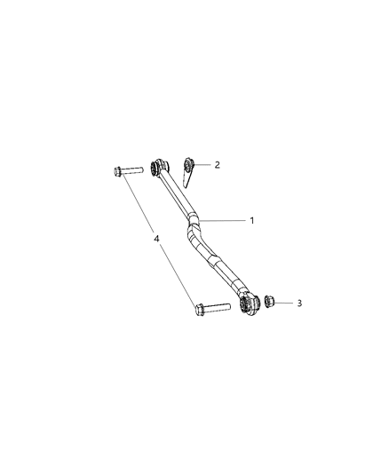 2011 Jeep Wrangler Bar-Front Diagram for 52059982AF