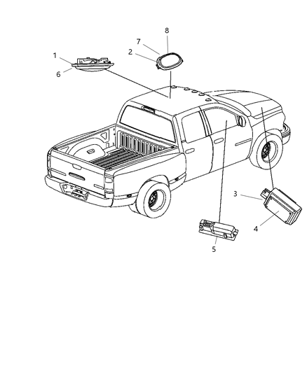 2007 Dodge Ram 2500 Lamps Courtesy Diagram