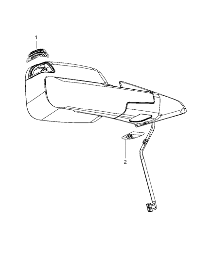 2018 Ram 3500 Lamps, Outside Mirror Diagram