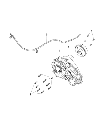 2017 Jeep Grand Cherokee Transfer Case Assembly Diagram 2