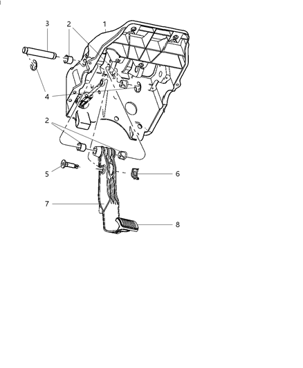 2012 Ram 5500 Clutch Pedal Diagram