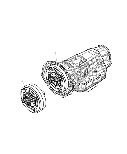 2004 Dodge Ram 1500 Trans-Automatic Diagram for 5133155AA