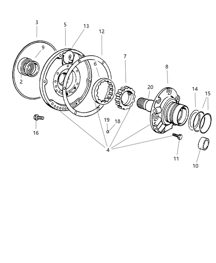 2003 Dodge Ram 3500 Oil Pump Diagram 1