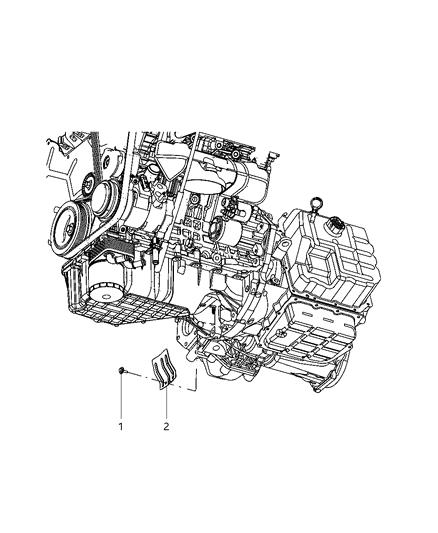 2008 Chrysler Pacifica Mounting Covers And Shields Diagram 2