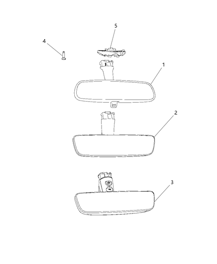 2018 Jeep Wrangler Interior Mirror Diagram