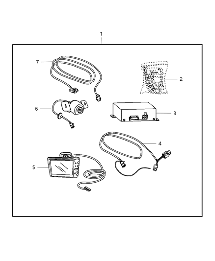 2011 Dodge Nitro Camera - Back Up Diagram