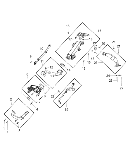 2019 Ram 3500 EGR System Diagram 1