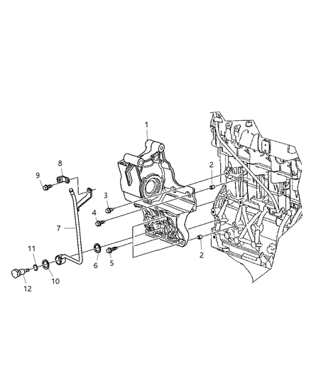 2004 Jeep Liberty Bracket Diagram for 5093901AA