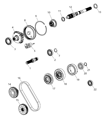 2018 Ram 1500 Gear Train Diagram 4